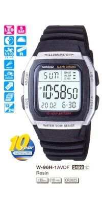 �������� ������� ���� CASIO W-96H-1AVES