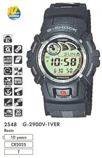 �������� ������� ���� CASIO G-2900V-1VER