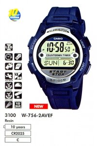 �������� ������� ���� CASIO W-756-2AVEF