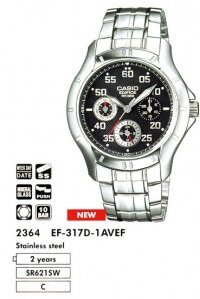 �������� ������� ���� CASIO EF-317D-1AVEF 